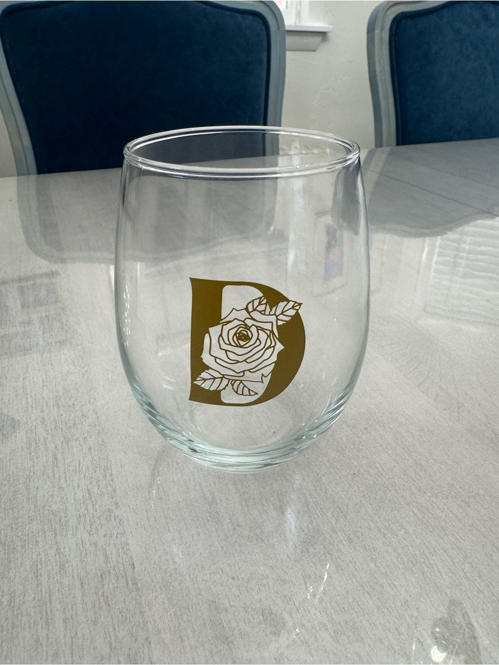 NWOT Princess Diana Las Vegas Exhibit Stemless Wine Glass Tumbler